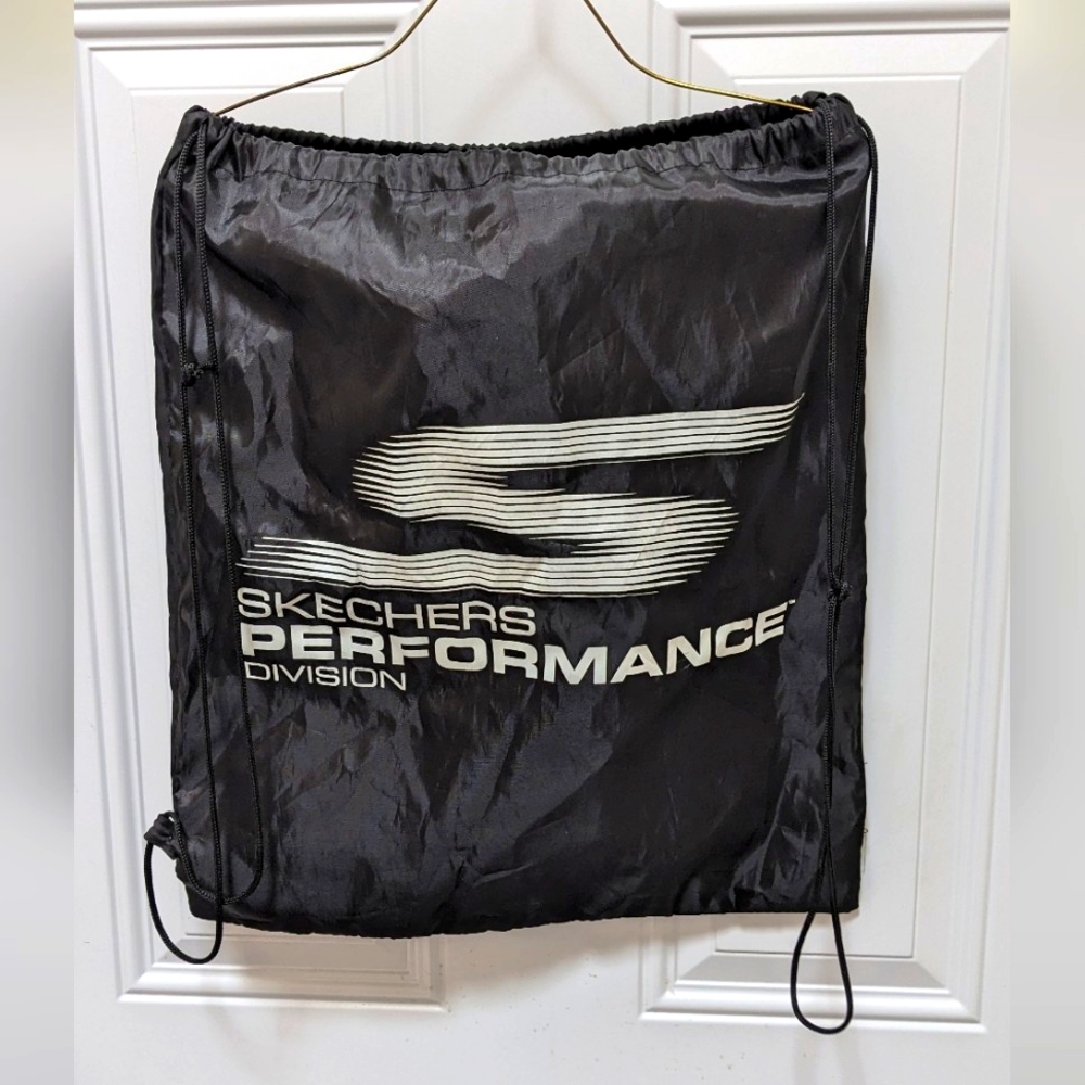 Sketchers Drawstring and Backpack Bag, Black